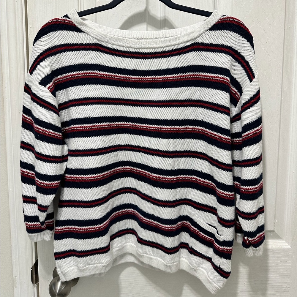 Christian Siriano 100% Cotton Knit Sweater